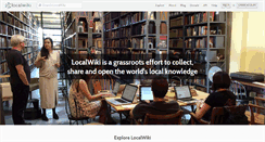 Desktop Screenshot of localwiki.org