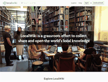 Tablet Screenshot of localwiki.org